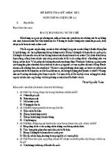 Đề kiểm tra giữa học kỳ II Tiếng việt lớp 4